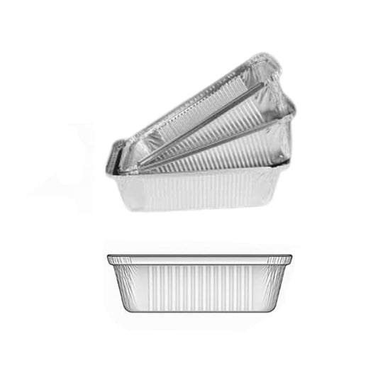 Foil tray 21x14x3.8cm - $1.50 EA / CTN QTY: 10