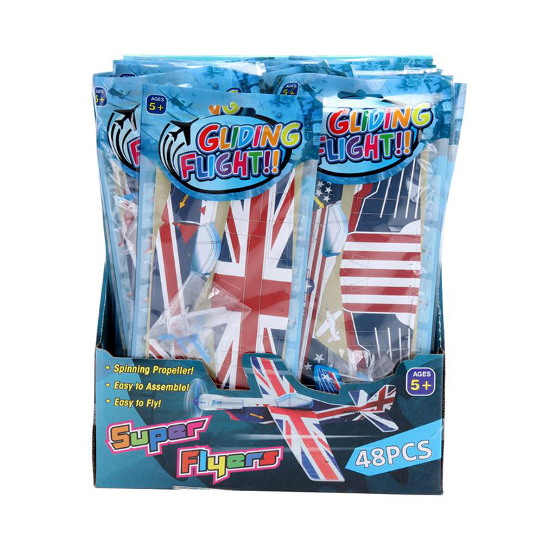 Build Your Own Glider Plane ASSTD DESG - $1.20 EA / CTN QTY: 12