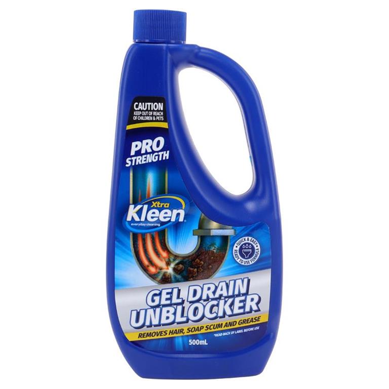 Drain Unblocker Gel 500ml - $2.99 EA / CTN QTY: 12