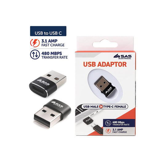 Adaptor USB-A to USB-C - $2.25 EA / CTN QTY: 12