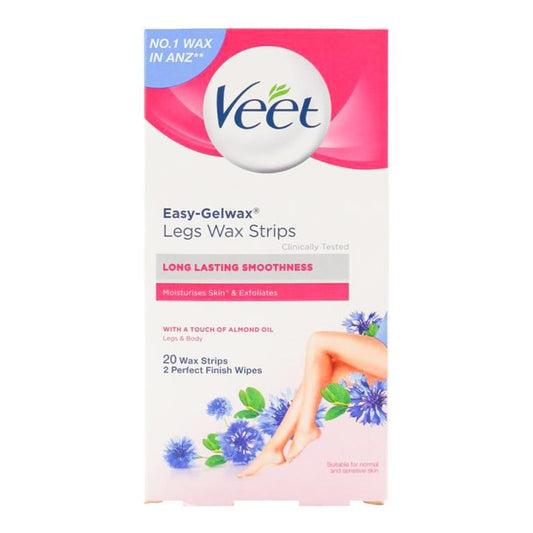 Veet Pk20 Wax Strips w/ Almond Oil - $3.99 EA / CTN QTY: 6