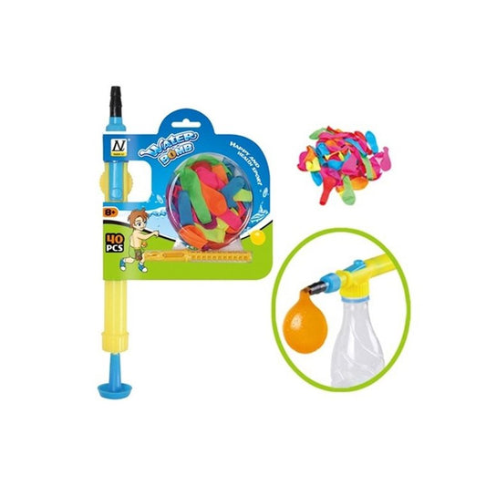 Water Balloon Pump & Balloons 40PCS - $4.49 EA / CTN QTY: 12