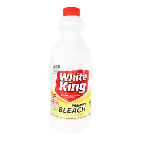 White King Premium Liquid Bleach Lemon 1.25L - $2.99 EA / CTN QTY: 6