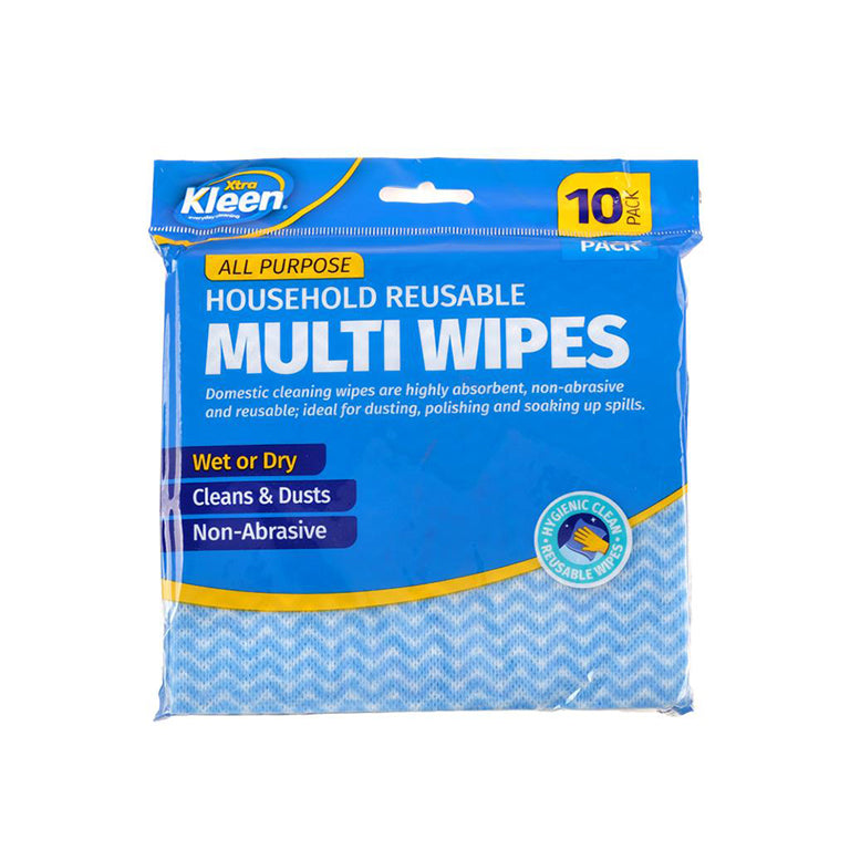 WIPES ALL PURPOSE 30CMX 30CM 10PC - $1.20 CTN 6