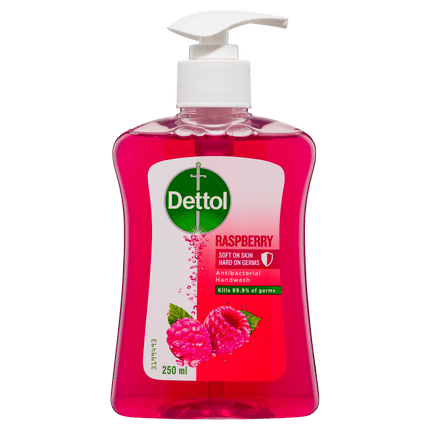 Dettol 250ml Soft On Skin Liquid Handwash Raspberry - $2.99 EA / CTN QTY: 12