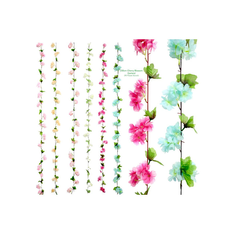 Decorative Artificial Flowers Cherry Blossom 230cm - $2.30 EA / CTN QTY: 12