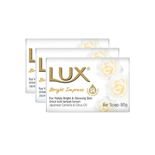 Lux Soap Bright Impress 100g x 3PK - $2.50 EA / CTN QTY: 8