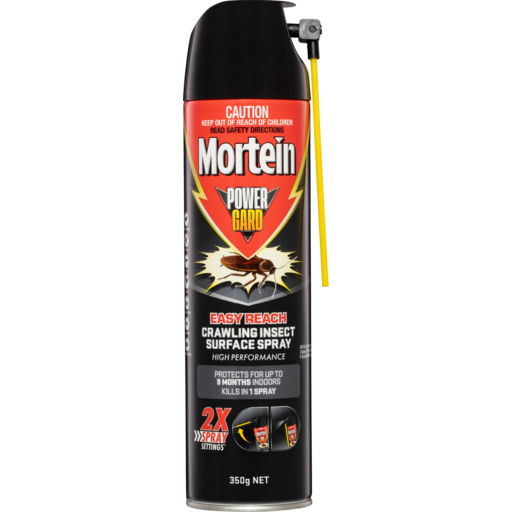 Mortein 350g Black Surespray - $7.99 EA/ CTN QTY: 9