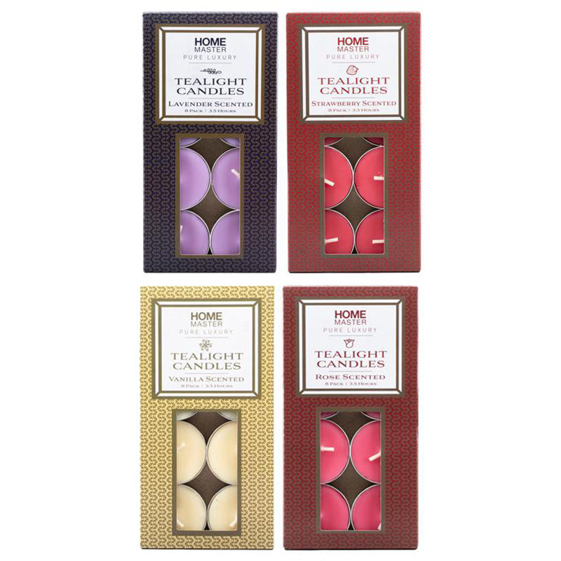 Candles Tealight Scented 8PK - $1.35 EA / CTN QTY: 36