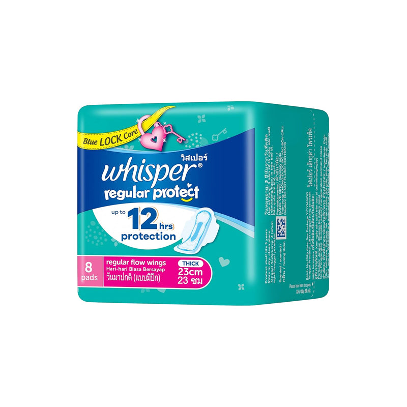 Whisper Regular Protect 8PK - $2.99 EA / CTN QTY: 24